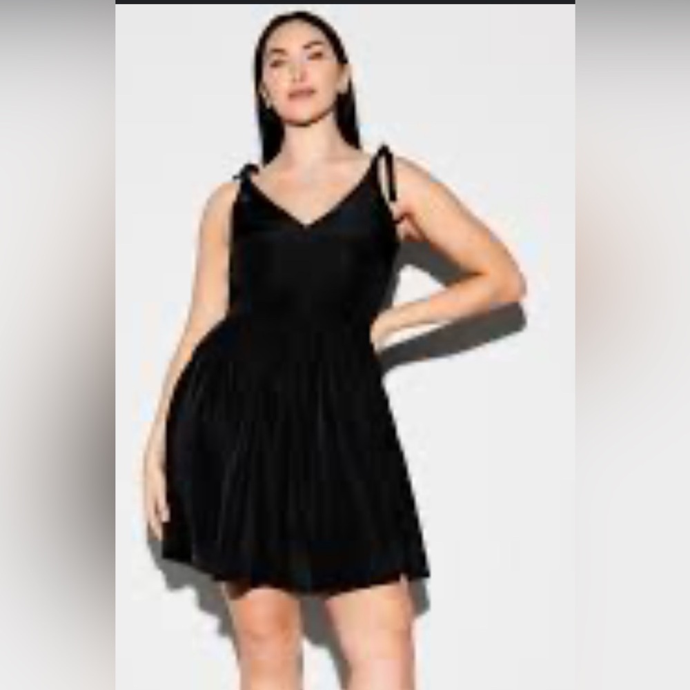 Gap dress‎ XL Black Spaghetti Strap Mini Sundress